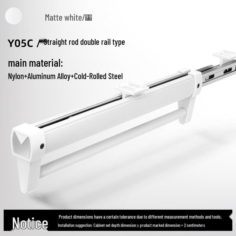 Pull-Out Telescopic Trouser Rack for Wardrobe Closet