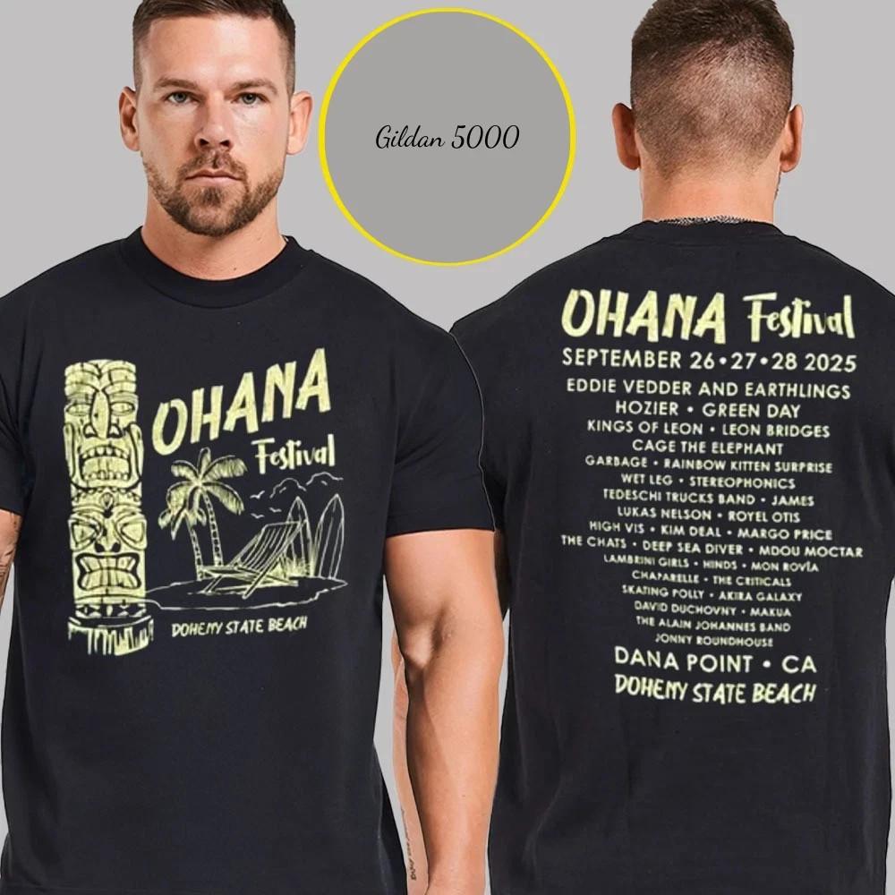 Ohana Festival 2026 Lounge Tee Line Up At Doheny State T-Shirt Reprint S-3XL XXXL