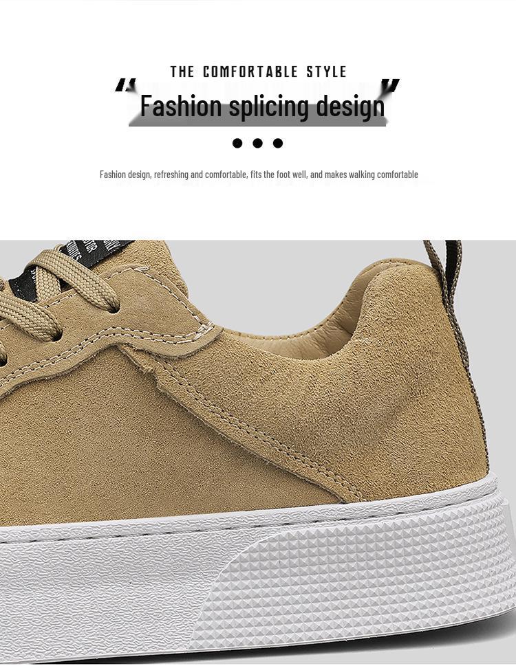 Summer Men's Thick-Soled Skate Shoes - Breathable, Comfortable & Versatile Casual Sneakers
