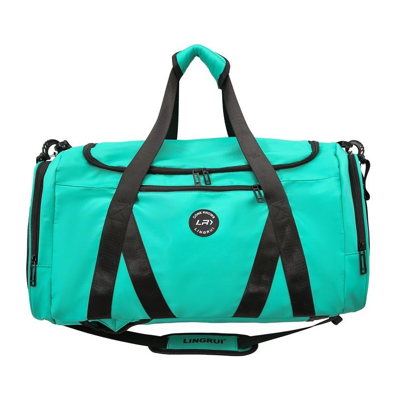 New Double Backpack Crossbody Women's Large Capacity Fitness Bag Hand Luggage Bag Men's and Women's Leisure Travel Bag