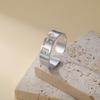Fashionable Hebrew Yhwh Open Ring Stainless Steel Adjustable Ring Prayer Blessing Ring Jewelry Gift