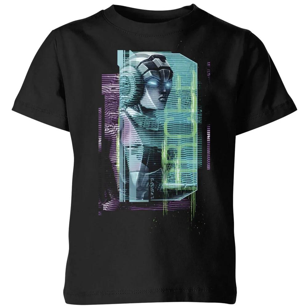 Transformers Arcee Glitch Kids  T-Shirt - Black - 3-4 Years 160