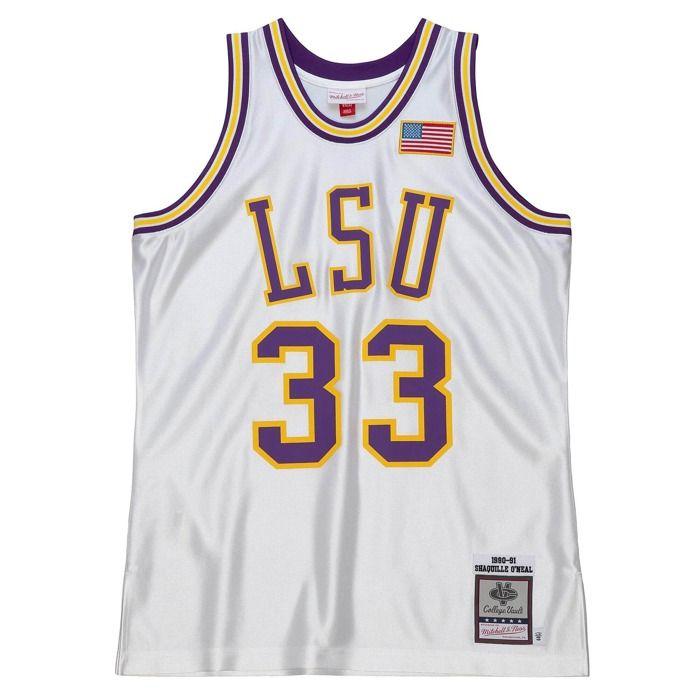 Maillot LSU Tigers NCAA 1990 Shaquille O'neal