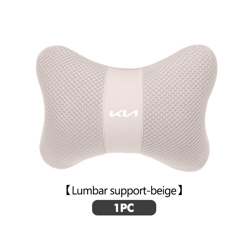 AANU1 Car Seat Neck Headrest Lumbar Pillow Support Memory Foam Cushion For KIA Rio K5 K2 Sportage Ceed Sorento Picanto Stinger Soul