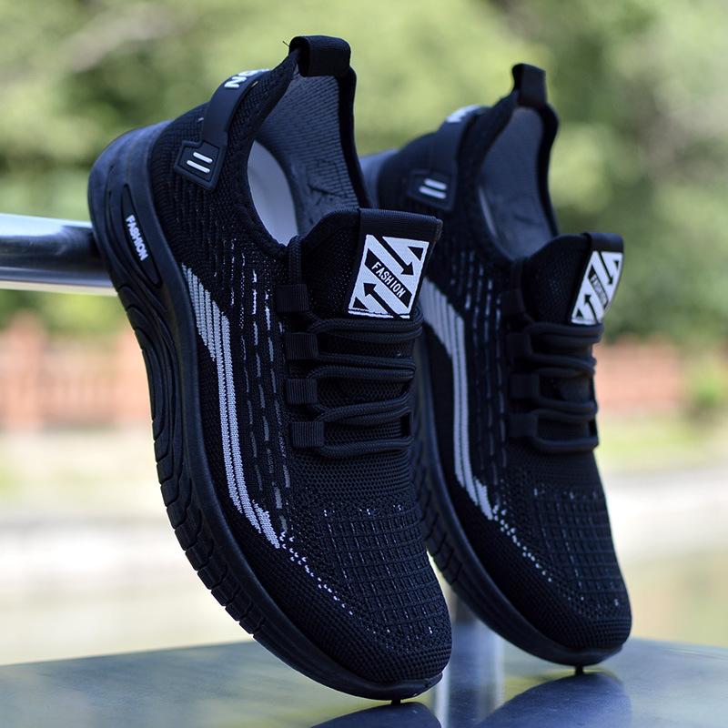 Men's shoes summer new breathable hollow mesh shoes casual sports shoes one pedal mesh coconut shoes men