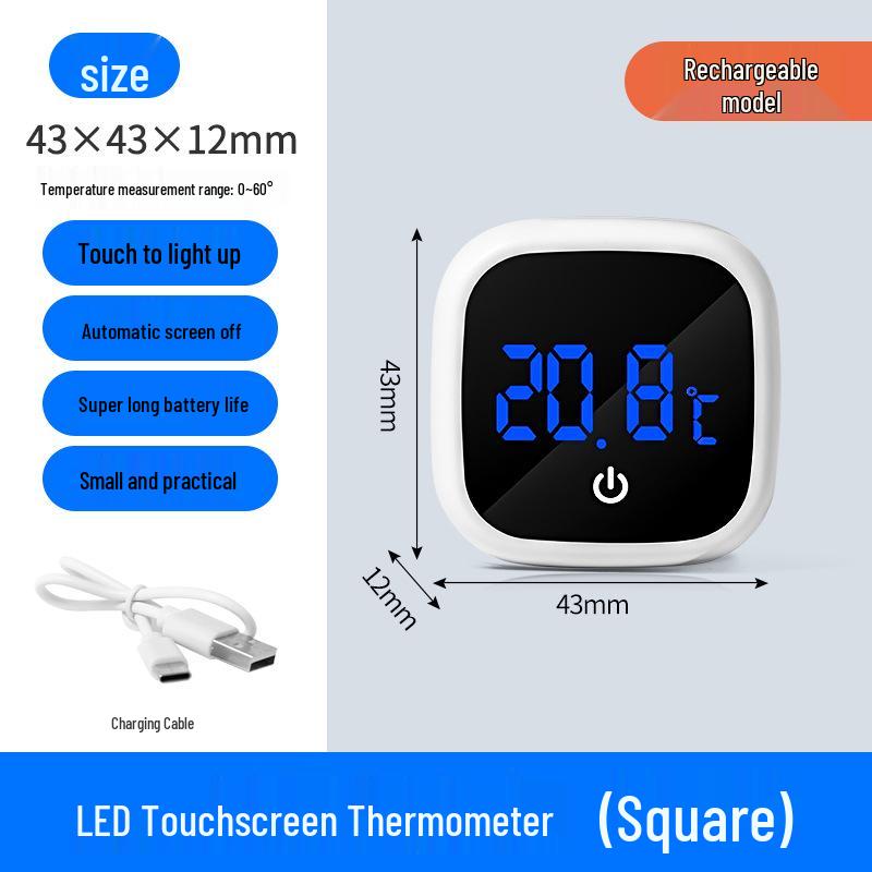 High-Precision Aquarium Thermometer for Fish and Turtle Tanks