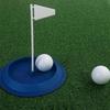 Professional Golf Putting Green Cup Trainer Durability Detachable Flagstick For Accuracy Improvement Exercises  Green