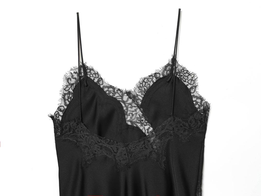 Abito Asimmetrico di Pizzo alla Moda da Donna Europeo e Americano