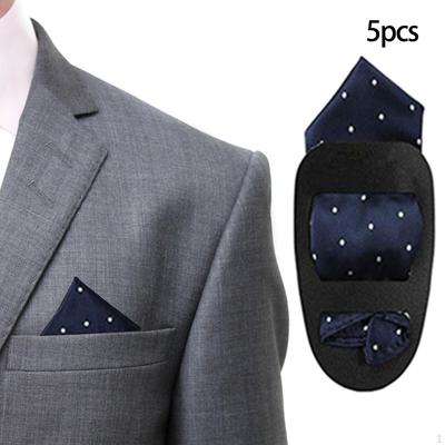 5 Stück Einstecktuchhalter, Taschentuch Schal Handtuch Halter für