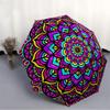 1pc Mandala Automatic Open/close Folding Umbrella, Compact Portable Travel Umbrella, Cute Umbrella, Durable Construction yy260328007