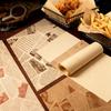Zeitung Druck Sandwich Verpackungspapier Lebensmittel Spezifisch Ölbeständige Papiere Pommes Frites Hamburger Frittiertes Hähnchen Brot Pizza Teller Papierunterlagen