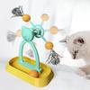 Cat Toys, Cat Spinning Wheels, Small Balls, Cat Toys, Cat Teaser Sticks, Spinning Windmills, Track Balls, Fun and Scratch-resistant