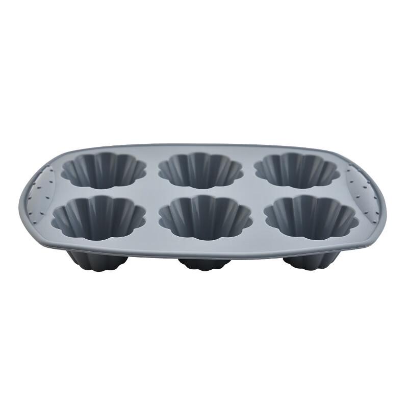 MDNG Silicone Wavy 6-Cup Cake Mold
