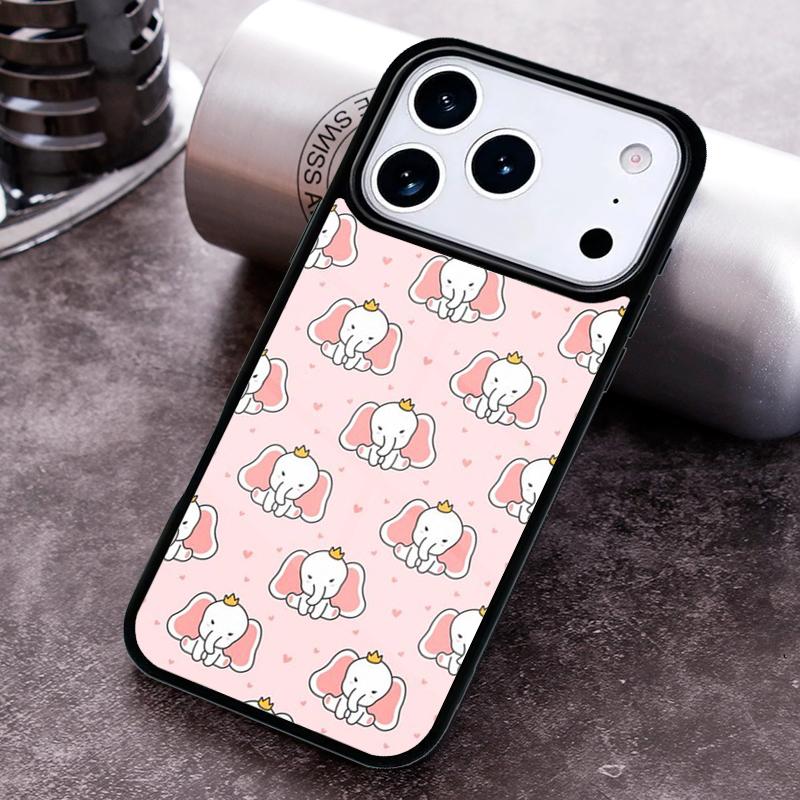 

Baby Elephant Phone Case For iPhone 17 16 15 14 13 12 11 Pro Max Plus 17Air Soft Silicone Cover iPhone 16 Plus