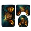 Halloween Bathroom Four-Piece Combination Set Bedroom Non-Slip Carpet Floor Mat Door Mat