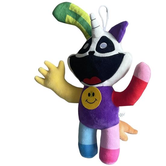 Купить Страшный фиолетовый кот, улыбающаяся плюшевая игрушка, мягкая ...