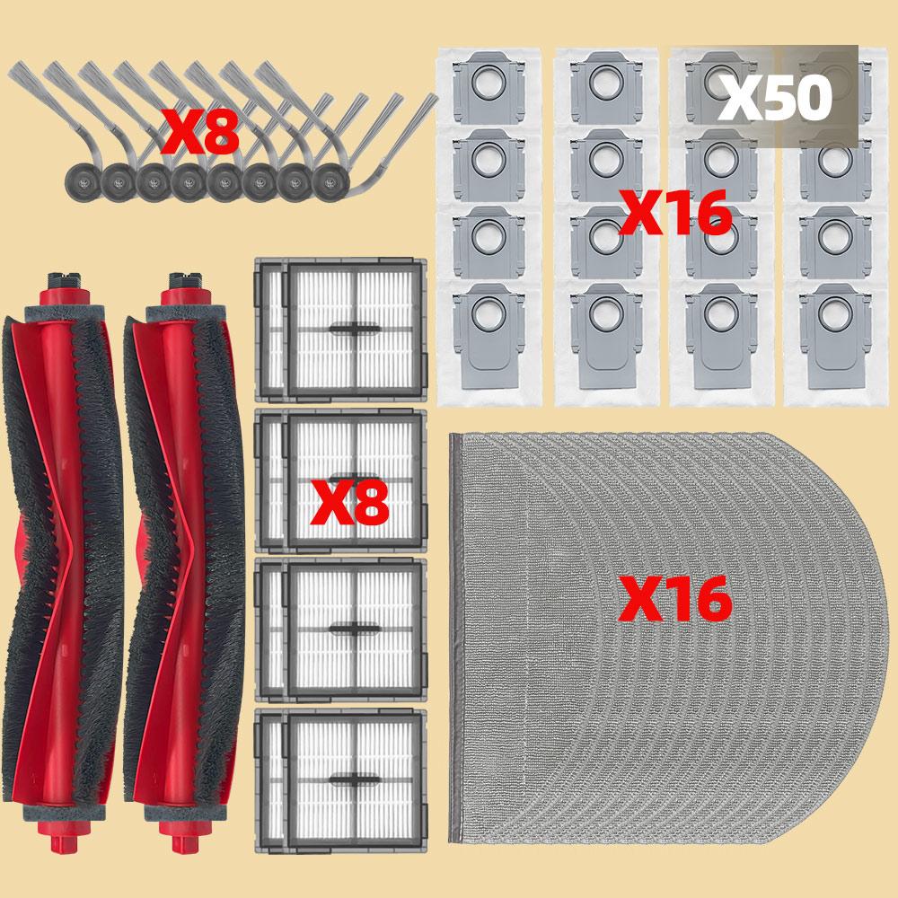 Fit For Roborock Q8 Max Pro / Q8 Max Pro Plus / Q8 / Q8 Plus Main Side Brush Mop Cloths Filter Dust Bag Accessories Replacements