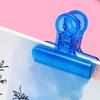 24Pcs Hinge Clip Plastic Clip Various Colors Bull Clip Stationery for Office File