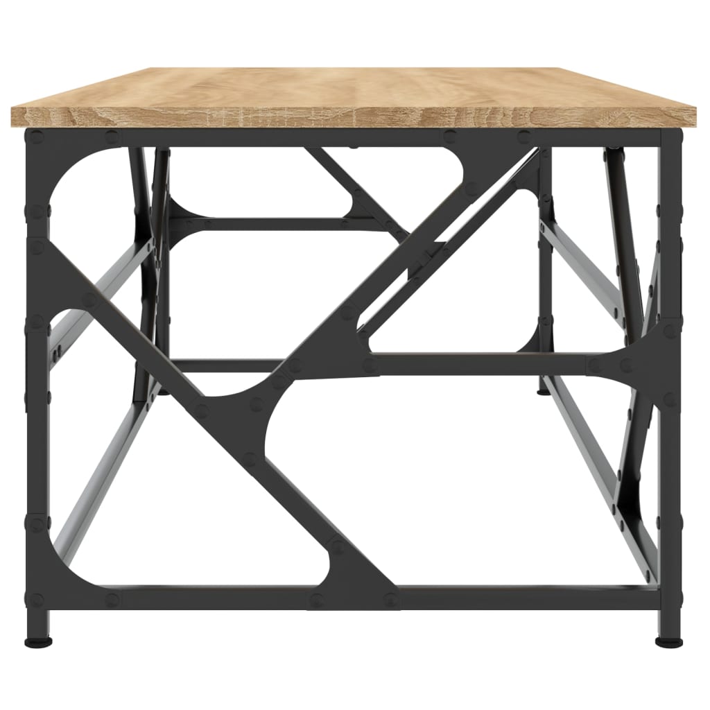  Coffee Table, Sonoma Oak 100x50x40 Cm Wood-based Material