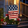 Independence Day Garden Flag - Linen Double Sided Outdoor Yard Decor