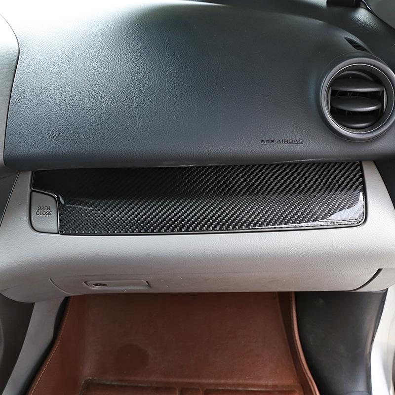 For Toyota Rav4 RAV 4 2006-2012 Carbon Fiber Car Center Control Copilot Dashboard Panel Cover Car Accessories
