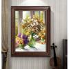 Van Gogh & Monet Famous Floral Paintings Cross-Stitch Kit for Modern Decor