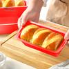 Flexible Baking Mold 1/4Pcs Silicone Bread Loaf Pan Non-Stick Pans for Easy Release Homemade Cakes Brownies Toast Kitchen Tool High Temperature