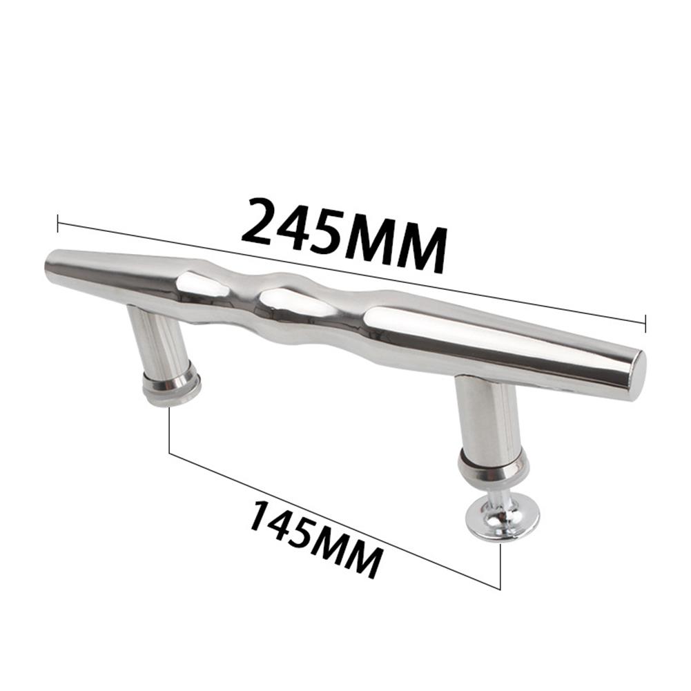 1 шт. Ручка для душевой двери из нержавеющей стали, хромированная, ручки-тяги, ручки-кнопки для душевых кабин в ванной комнате, 245 мм China Mainland
