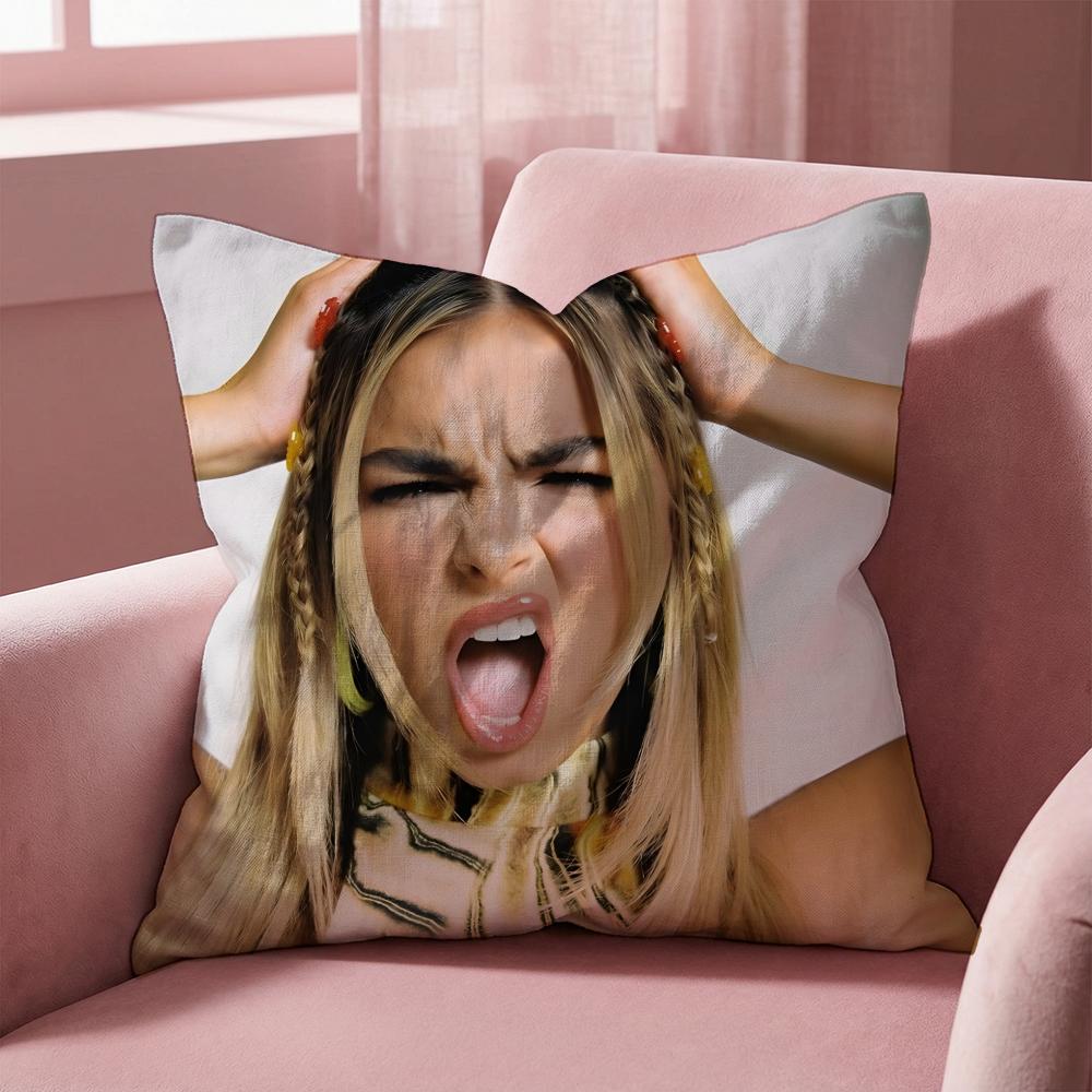 Addison Rae Cushion Cover Multi-Scene Pillow Cover for Home & Car - Reversible, Soft & Durable for Daily Use