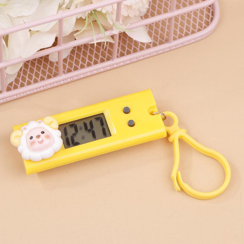 Portable Silent Digital Electronic Clock For Student Exam Study Library Mini Pocket Watch Green Backlight Lcd Display