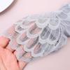 Fashion Women Lace Flower Mesh Socks Non-slip Invisible Liner Sock Female Elastic Comfy Thin Breathable Ankle Socks