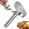 JUSTINLAU Oval Meatball/Sushi Maker Stainless Steel Fried Meatball Tools Sushi Press Mold with Handle Home Kitchen Gadget Tools