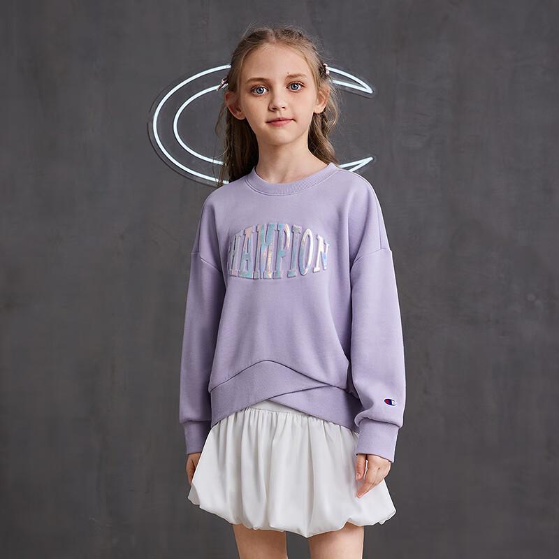 Champion Girls' Round Neck Laser Print Sweatshirt
