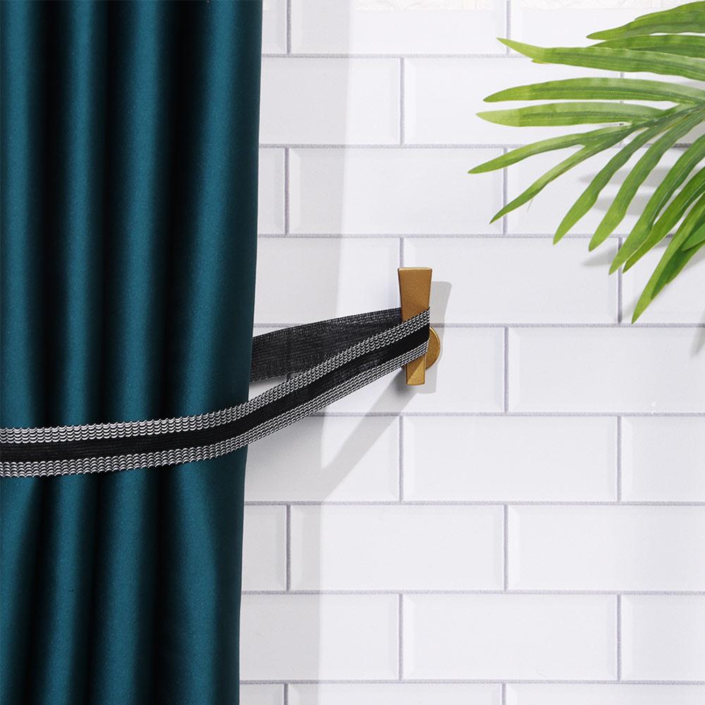 Retro Hold Modern Mounted Metal Hooks Curtain Holder Wall Hanger Curtain Holdback