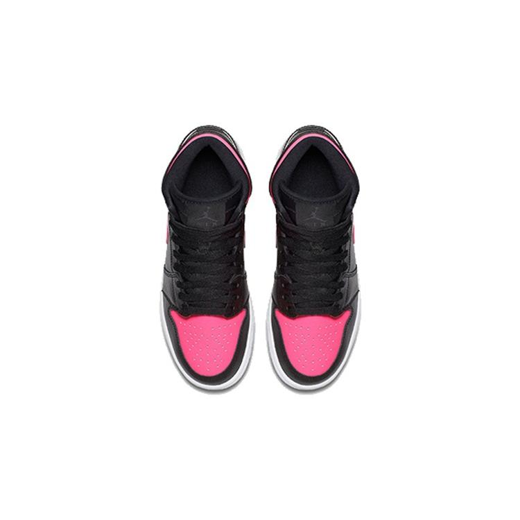 New JORDAN 1 Retro High Black Hyper Pink GS 332148-019