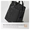 JINSHIWQ Travel Backpack, 16-Inch Laptop Bag, Commuter Backpack, Business Handbag, Black