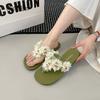Fashion Women's Sandals Summer 2025 Outwear Fashion Flip Flops Floral Slippers Soft Sole Women Beach Slippers Size35 40 Pantuflas Mujer