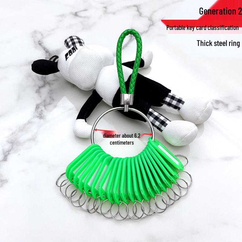 Landlord Rental Key Disk - Warehouse, Dormitory, Hotel Key Chain & Storage Management Marker