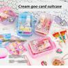 1 set DIY Card Cream Glue Cutie cadou Handmade Parfumat Cream Glue Cadou DIY Cadou