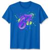 Graffiti 67 Unisex T Shirt Bright Neon Paint Slogan Six Seven Meme Number Day