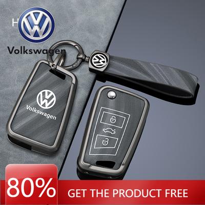 Dla Samochodu VOLKSWAGEN Etui Pokrowiec na Inteligentny Kluczyk Zdalny ze Stopu Cynku Dla VW Volkswagen MK7 Golf 7 Tiguan MK2 dla Seat Ibiza Leon FR