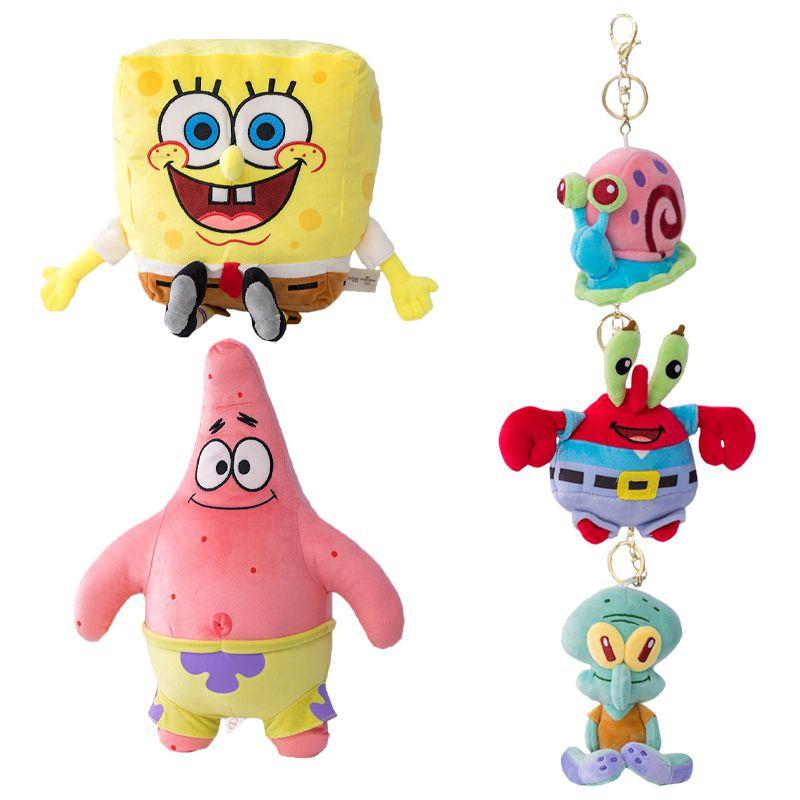 Patrick Squidward Spongebob Plush Star Toy Pendant Soft Stuffed Doll Cute Gift