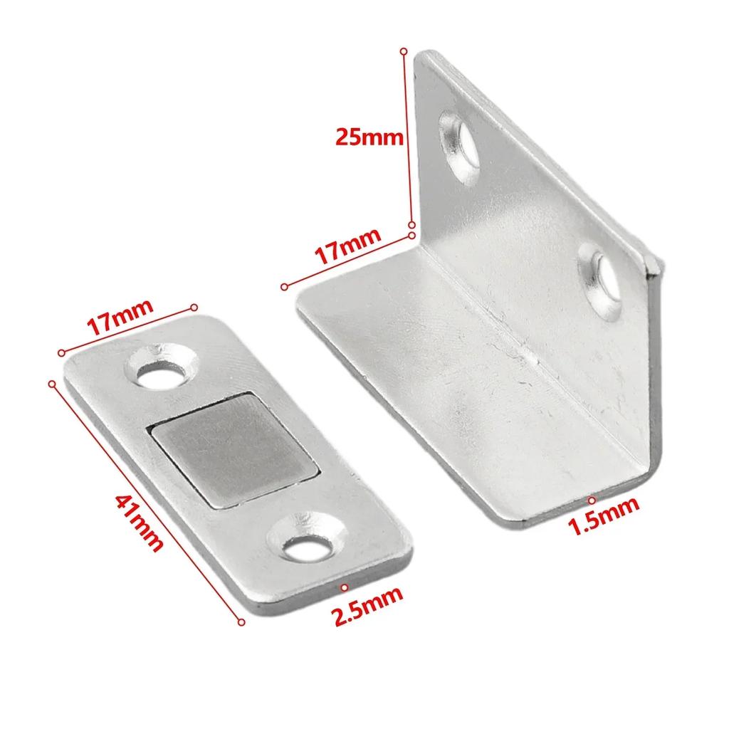 Magnetic Cabinet Catches Ultra-Thin Door Magnets Stops Invisible Adhesive Drawer Magnet Catch Kitchen Closet Door Closer
