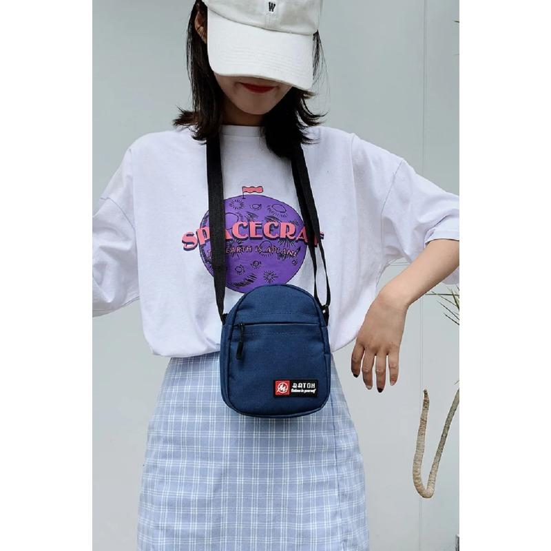 Neue trendige Umhängetaschen für Damen, Herren, Studenten, vielseitige Schultertaschen, mobile Canvas-Tasche, multifunktionale Aufbewahrungstaschen