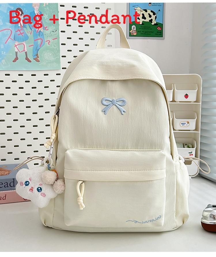 Sweet Candy Color Small Backpack With Nylon For School Use And Daily Commutes