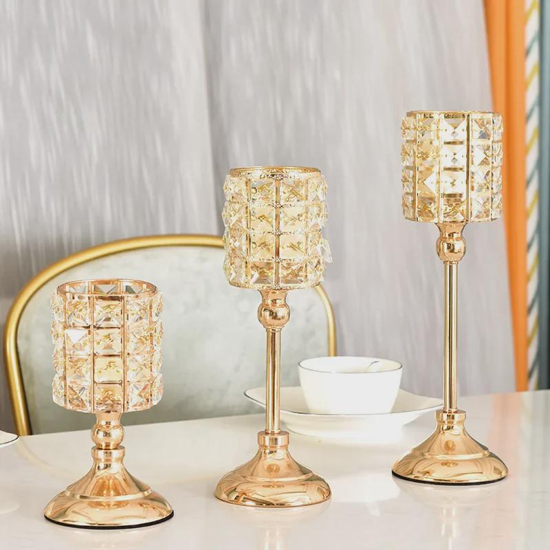 European Crystal Candlesticks: Elegant Home and Wedding Decor