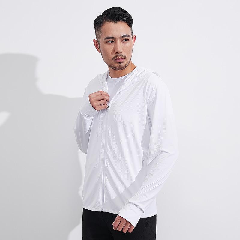 Unisex Quick-Dry Sun Protection Jacket: Breathable, Elastic, Lightweight Outdoor Wear