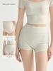 Women's High-Waisted Butt-Lift Yoga Shorts, Nude Feel, Three-Quarter Length