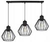 Hanging Lamp, Ceiling Chandelier, Wire Shade, Led