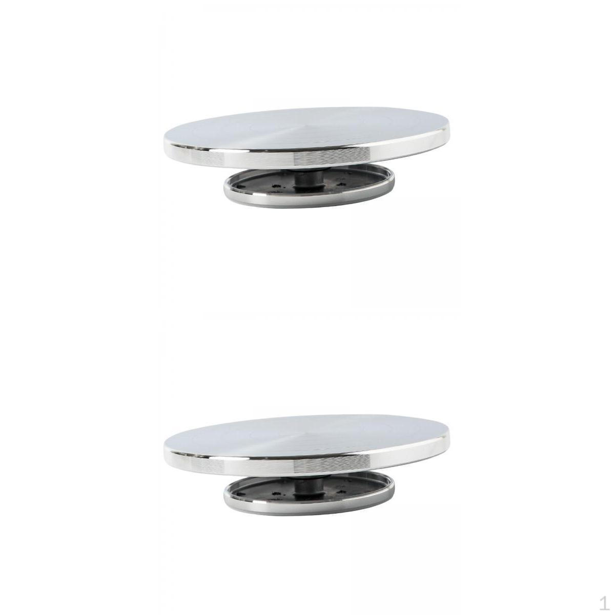 

2 Table for Paint Spraying Round Double-Sided Platform to Hold Projects, Smooth Rotation